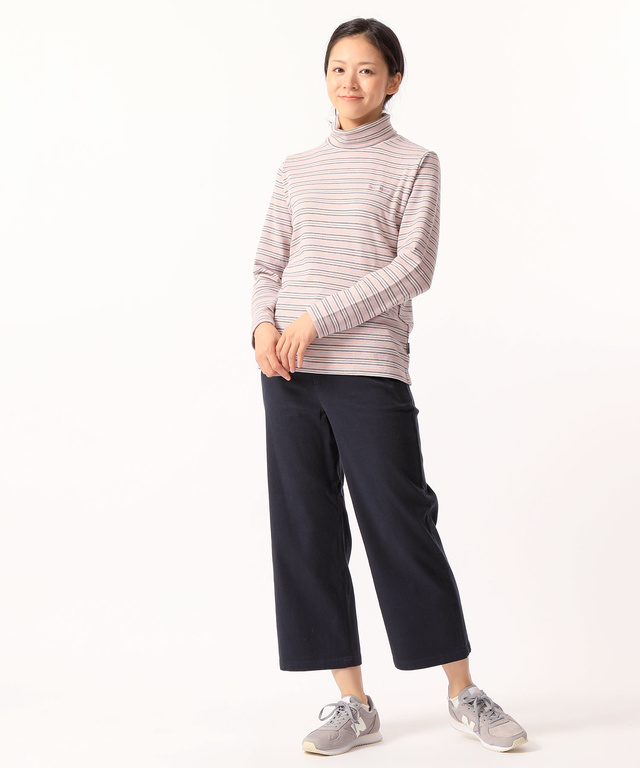 ワイドクロップドパンツ