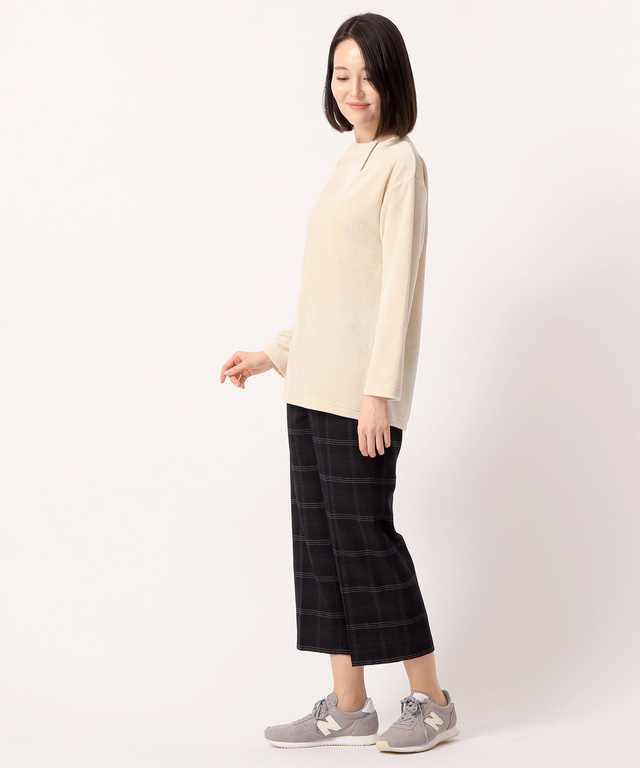 クロップドワイドパンツ