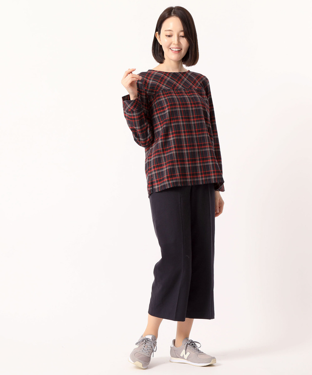 クロップドワイドパンツ
