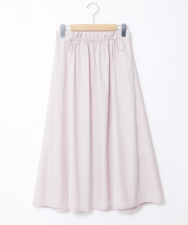 ウエストギャザー フレア スカート【吸汗速乾】