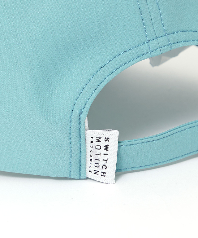 メッシュ切り替え ロゴ刺繍 キャップ