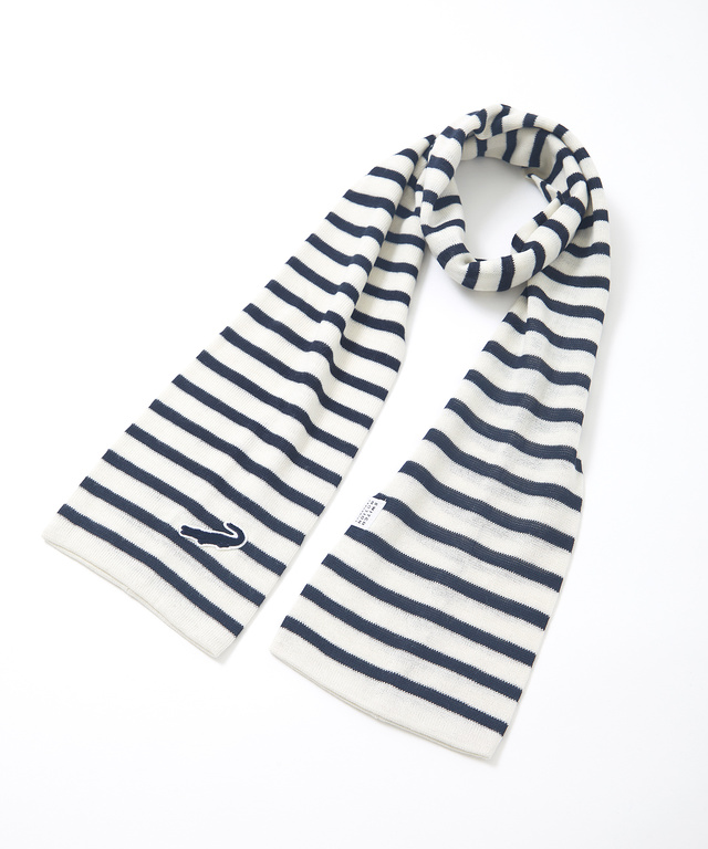 ボーダー マフラー【手洗いOK】