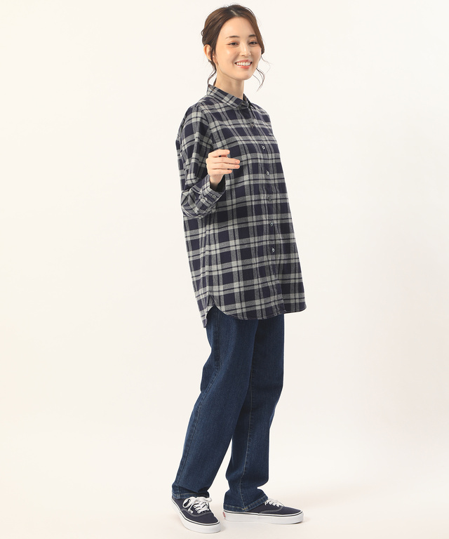 レギュラーカラーシャツチュニック