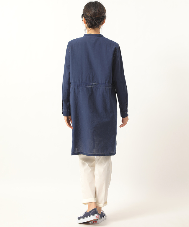 衿シャーリングシアーチュニック