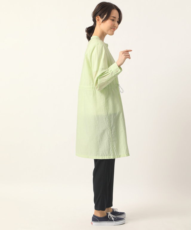 衿シャーリングシアーチュニック