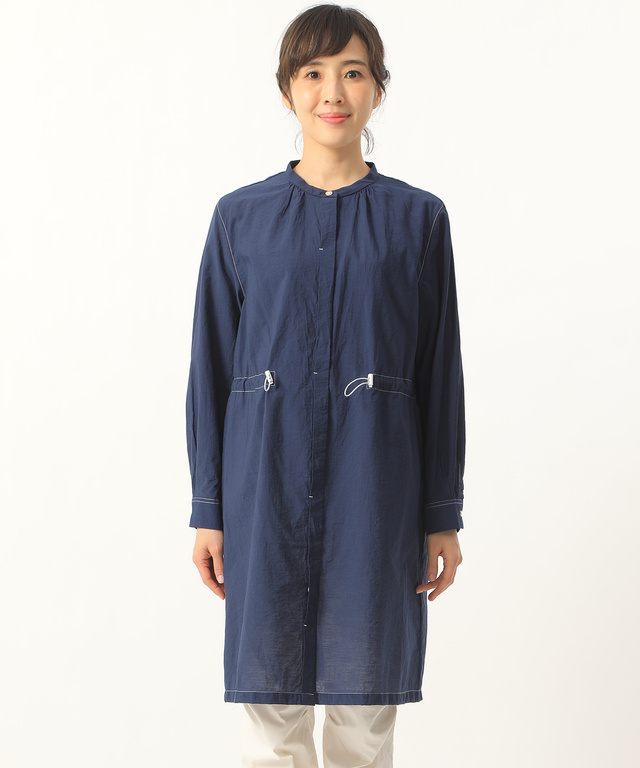 衿シャーリングシアーチュニック