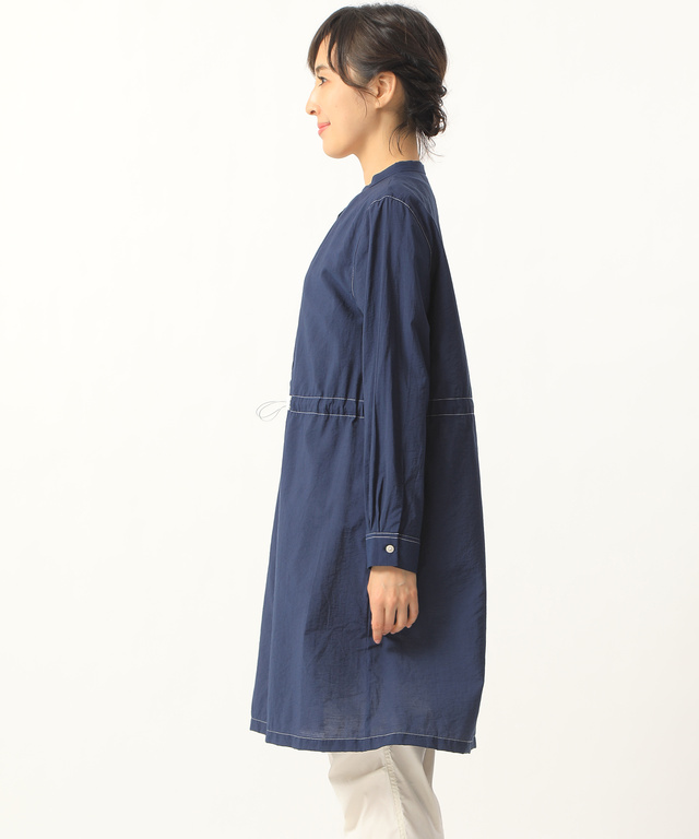 衿シャーリングシアーチュニック