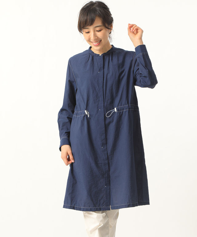 衿シャーリングシアーチュニック