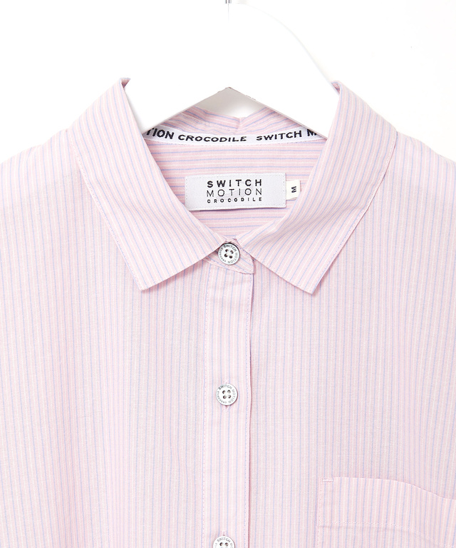 スノーコットン シャツ チュニック【接触冷感】