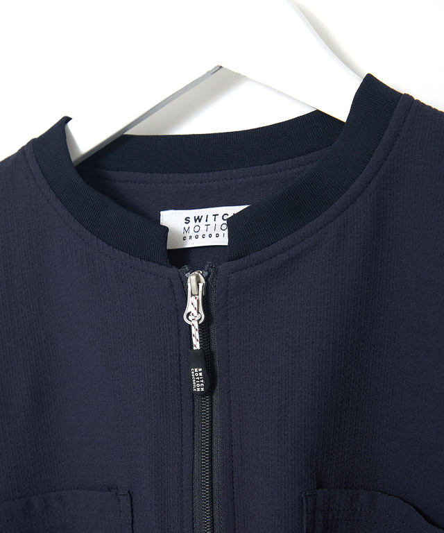 バンドカラー プルオーバー チュニック