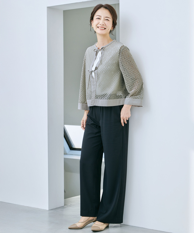 ポインテッドトゥ メッシュ バレエシューズ【一部店舗限定】